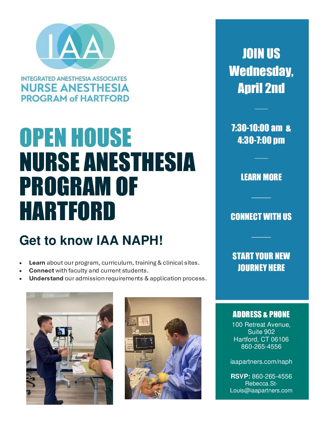 Nurse Anesthesia Program of Hartford - Integrated Anesthesia