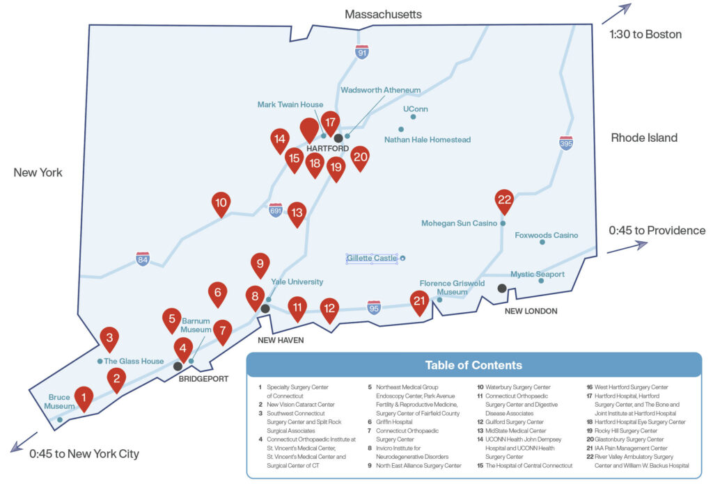 IAA Locations Across Connecticut